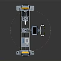 SOFIT Yellow Mechanical Equipment With Metal Frame And Support Panels For Industrial Use