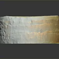 Round Layered Cake With Spiral Cream Top And Smooth Textured Layers
