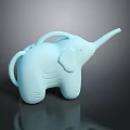 Light Blue Elephant Shaped Watering Can for Daily Household Gardening Use