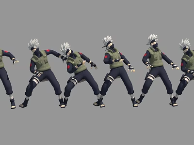 Modern Kakashi 3d model Modern Kakashi 3d model