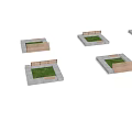 Modern Tree Pool Tree Pool Sitting Stool Landscape Tree Pool Stone Sitting Stool Landscape Sitting Stool 3d model
