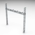 Heavy Duty Metal Construction Component Featuring Steel Frame And Support Beams