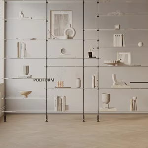 Modern Bookshelf 3d model
