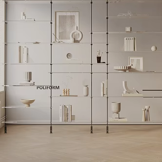 Modern Bookshelf 3d model