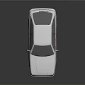 Silver Two Door Coupe Car With Red Stripe Classic Design Details