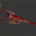 Advanced Spacecraft With Solar Wings Metallic Structure And Instrument Module For Cosmic Exploration
