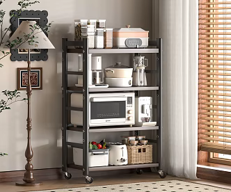 Modern Kitchen Storage Rack 3d model