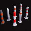 Retaining pile 3d model