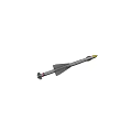 Military Missile Weapon Design With Aerodynamic Body Yellow Warhead And Stabilizing Fins