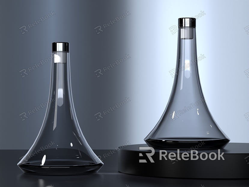 Wine Bottle Decanter Glass Products model