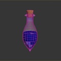 Potion Drug Magic Bottle Blood Bottle Magic Potion Plus Blood Potion Plus Magic Potion Water Energy Bottle 3d model