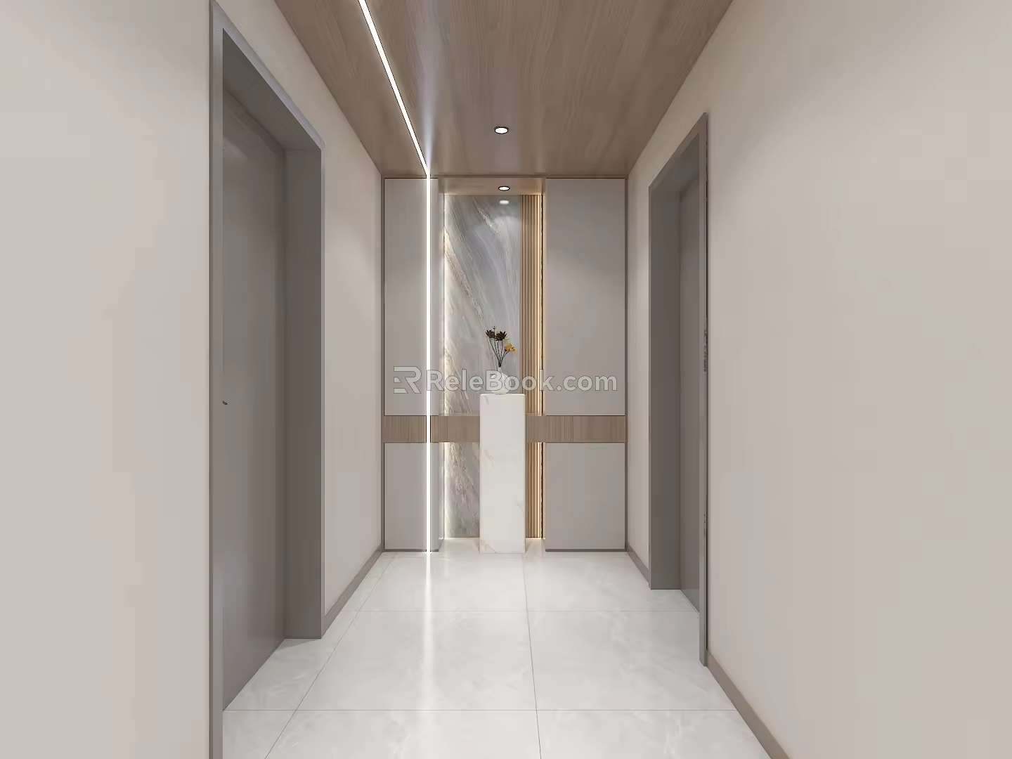 Modern Entrance 3d model