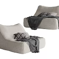 Modern Lazy Sofa 3d model