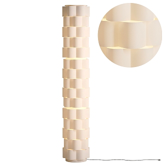 Art floor lamp 3d model