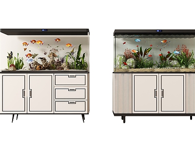 New Chinese Fish Tank Aquarium Entrance Cabinet model