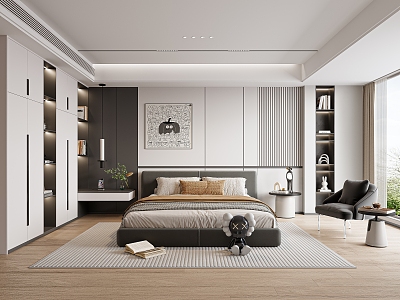 Modern Bedroom 3d model