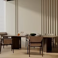 Modern table combination 3d model