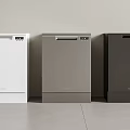 Modern Kitchen Dishwashers In White Gray And Black Colors For Home Use