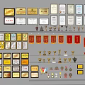 Various Trophies and Medals Collection with Different Designs and Materials