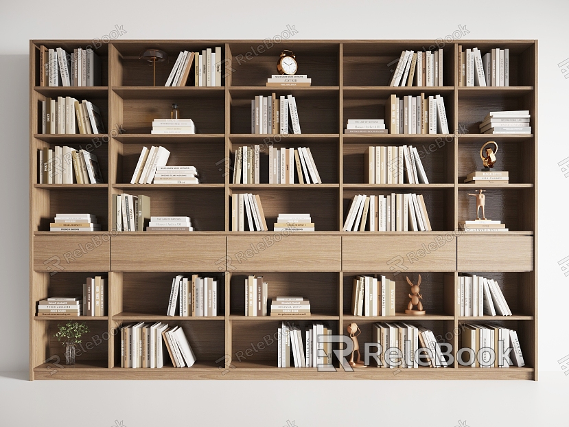 Modern bookcase model