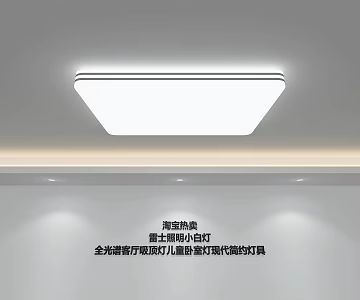 Ceiling lamp Taobao hot sale Rexroth lighting small white lamp full spectrum living room ceiling lamp children's bedroom lamp modern simple lamps 3d model