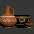 Jar Bottle Jar Container Realistic 3d model