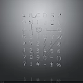 Keyboard Layout Featuring Letters Numbers And Symbols On Dark Background
