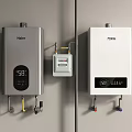 Wall Mounted Haier And Vatti Water Heaters With Digital Temperature Display For Daily Use