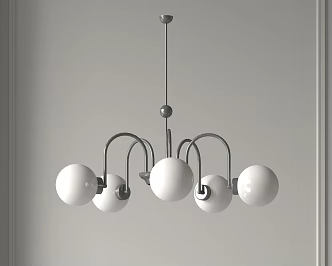 Modern chandelier 3d model