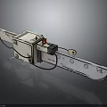Industrial Chainsaw With Metal Body Sharp Chain And Red Power Switch