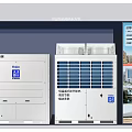 Midea Central Air Conditioner Outdoor Unit With 4130 mm And 800 mm Dimensions