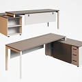 Modern desk 3d model