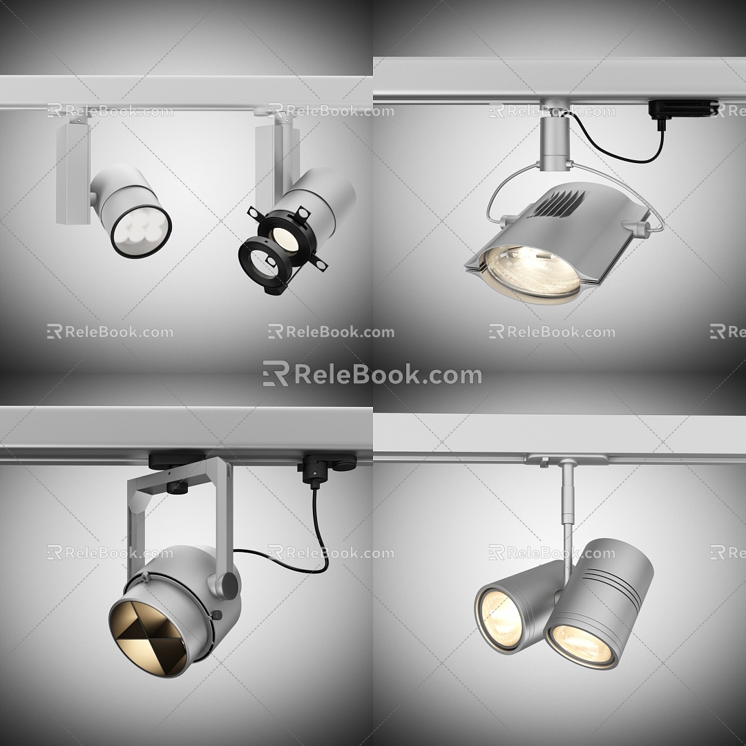 Spotlights Stage lights 3d model