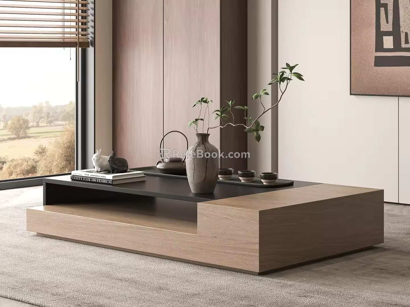 Middle Ancient Style Coffee Table 3d model