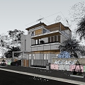 Modern Single-Family Villa 3d model