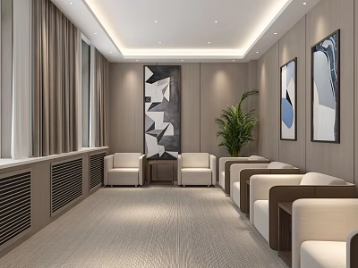 Style Reception Room 3d model Style Reception Room 3d model