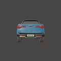 Hyundai Blue Pickup Truck With Modern Design Front Grille Alloy Wheels And Sleek Styling