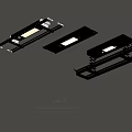 Household Electric Clothes Drying Rack With Ceiling Mounted Light And Metal Structure