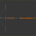 Crossbow Mechanical Crossbow Shift Bow and Arrow Shoot Far Equipment Weapons High-tech Crossbow 3d model