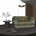 Modern single sofa 3d model