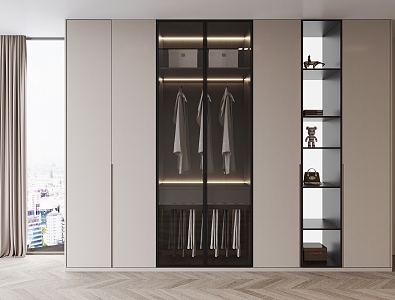 Modern wardrobe 3d model