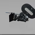 Vintage Film Camera Equipment With Classic Metal Body And Lens Mechanism Parts