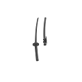 High Quality Black Knives With Ergonomic Handle And Protective Sheath