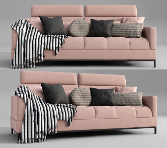 Modern Multiplayer Sofa 3d model