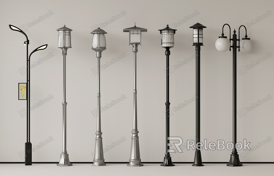 Street Light Single Arm Street Light Courtyard Street Light Landscape Street Light High Pole Street Light Garden Street Light model