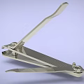 Silver Metal Nail Clippers Multi Functional Design With Bottle Opener Tool Essential Daily Living Supplies