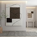 decorative painting 3d model