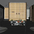 SCD Zheng Shufen Nanjing Sales Office Water Bar Coffee Area Negotiation Area 3d model