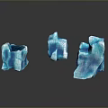 Blue Stone Decorative Pieces With Irregular Shapes For Home Decoration Ornaments