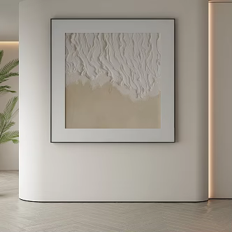 modern decorative painting 3d model